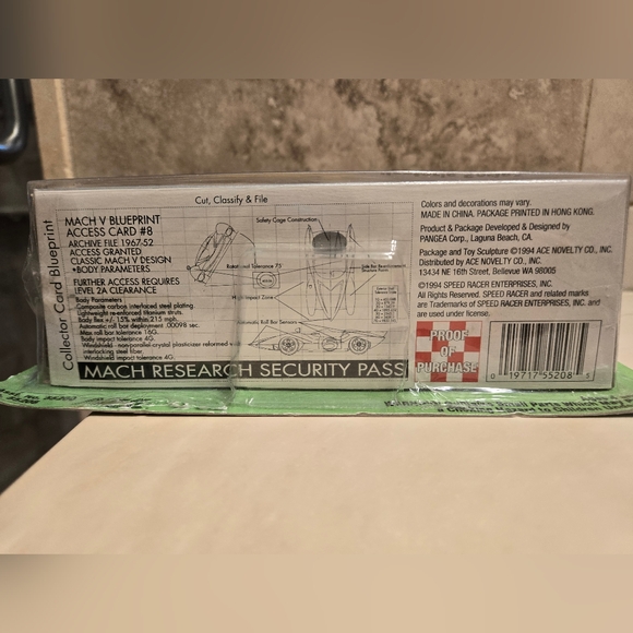 1994 Speed Racer Micro Techs Classic Speed Racer Mach V F1 Star - Picture 5 of 7